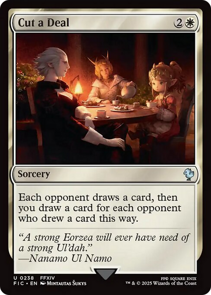 Cut a Deal [FINAL FANTASY Commander] Magic: The Gathering