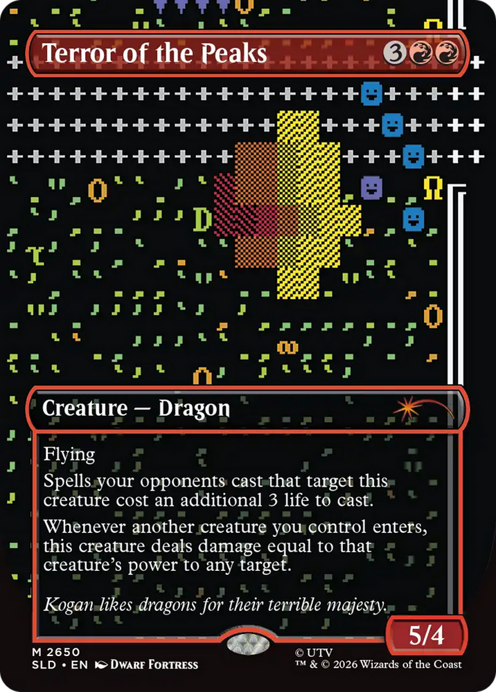 Terror of the Peaks [Secret Lair Drop Series] Magic: The Gathering