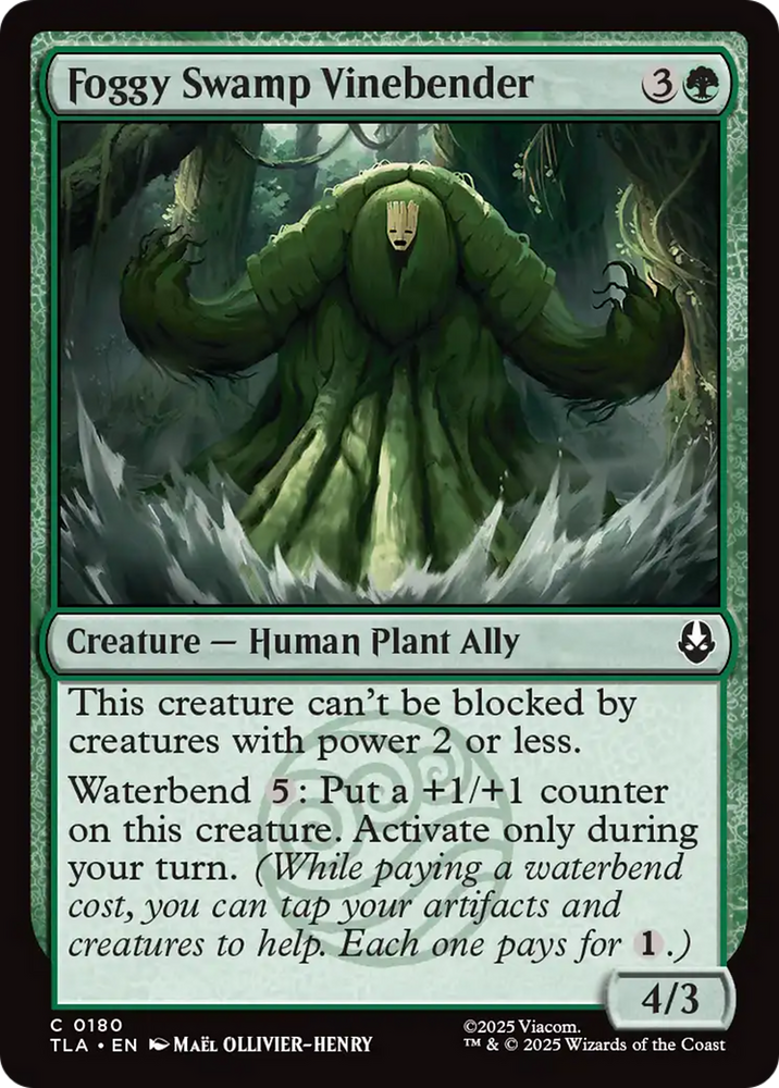 Foggy Swamp Vinebender [Avatar: The Last Airbender] Magic: The Gathering