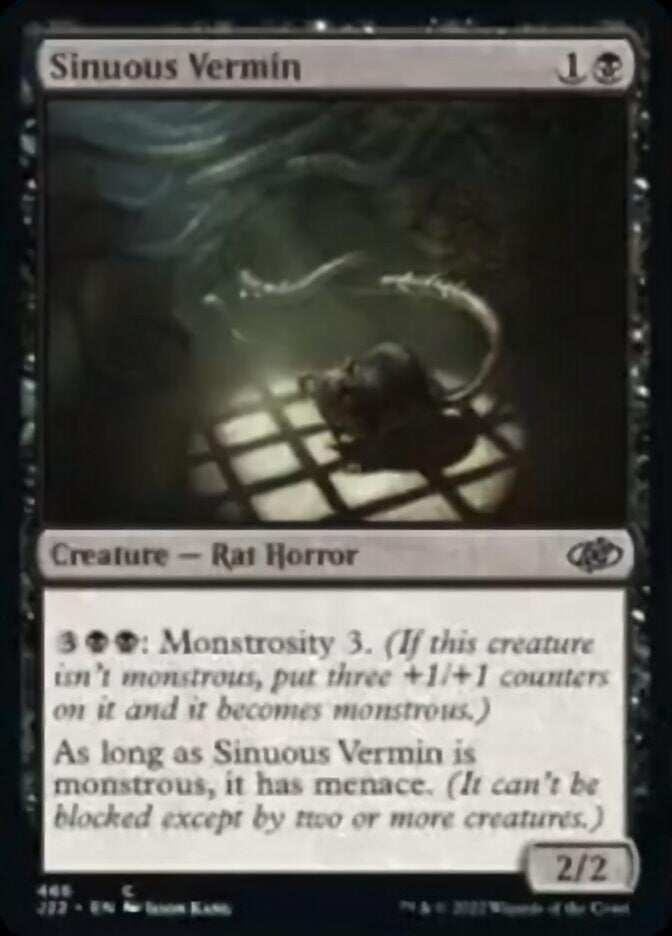 Sinuous Vermin [Jumpstart 2022] Magic: The Gathering