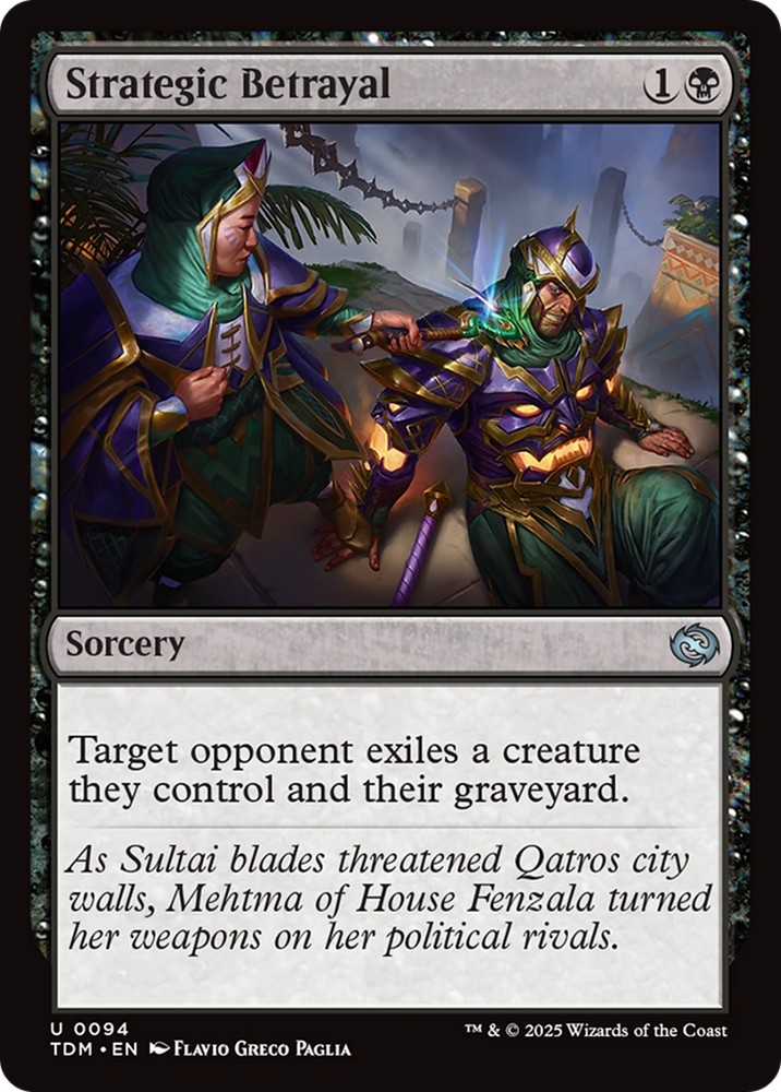 Strategic Betrayal [Tarkir: Dragonstorm] Magic: The Gathering