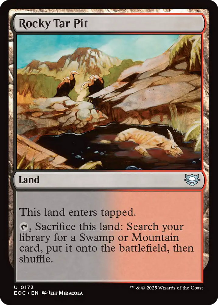 Rocky Tar Pit [Edge of Eternities Commander] Magic: The Gathering