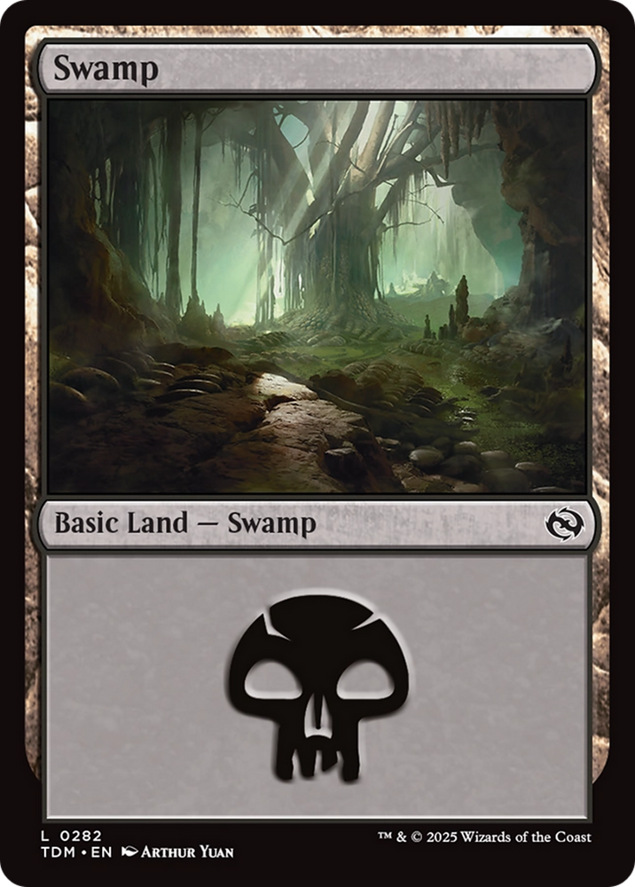 Swamp (0282) [Tarkir: Dragonstorm] Magic: The Gathering