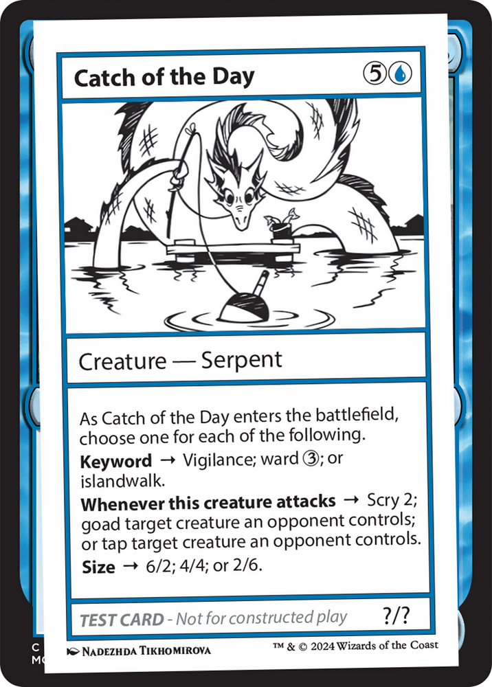 Catch of the Day [Mystery Booster 2 Playtest Cards] Magic: The Gathering