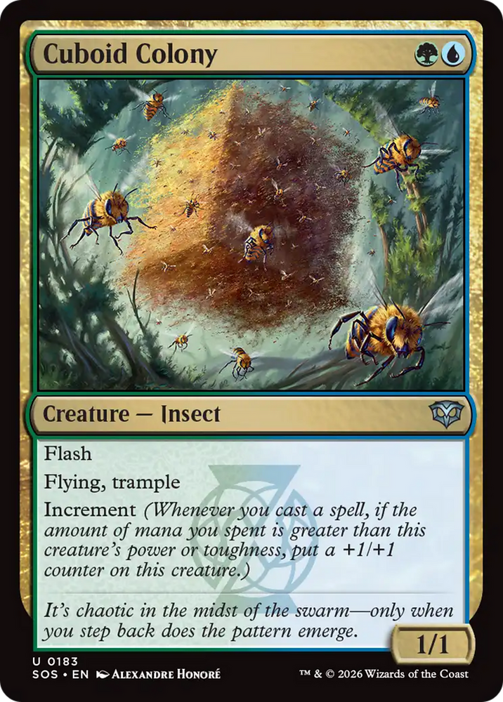 Cuboid Colony [Secrets of Strixhaven] Magic: The Gathering