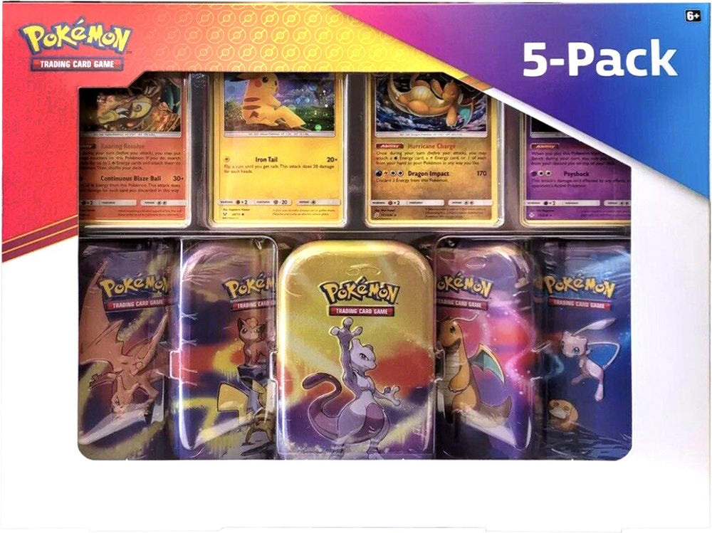 5-Pack Kanto Power Mini Tins Pokémon