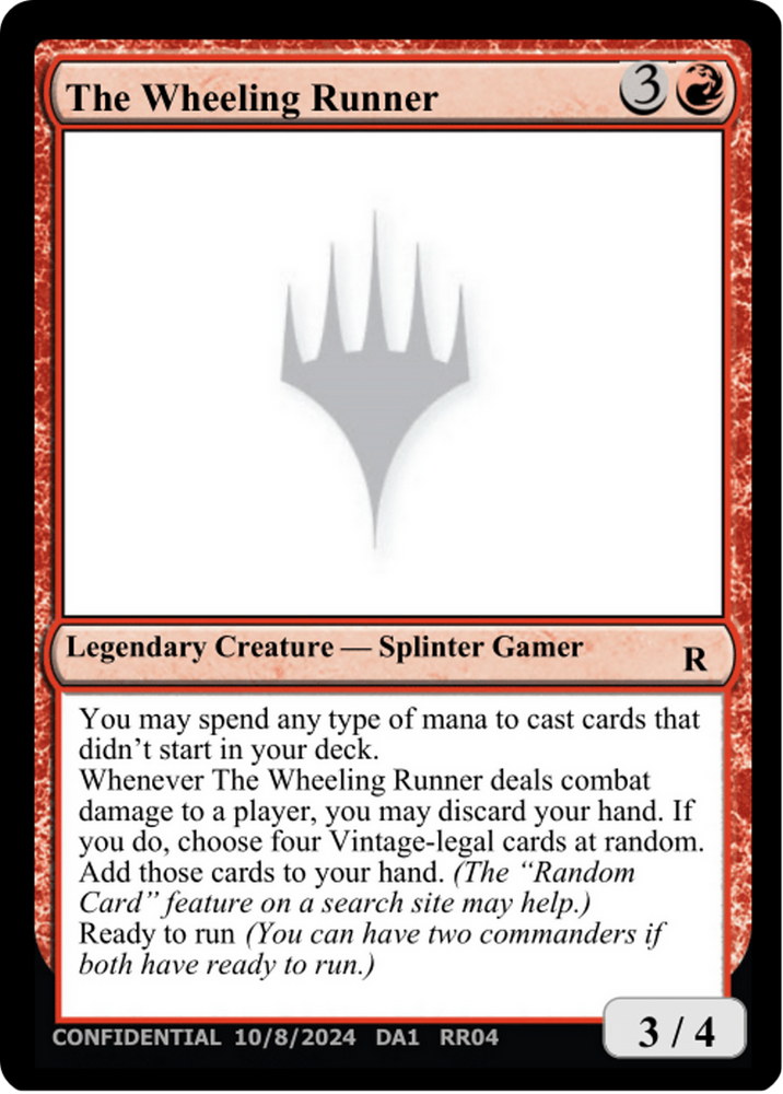 The Wheeling Runner [Unknown Event] Magic: The Gathering