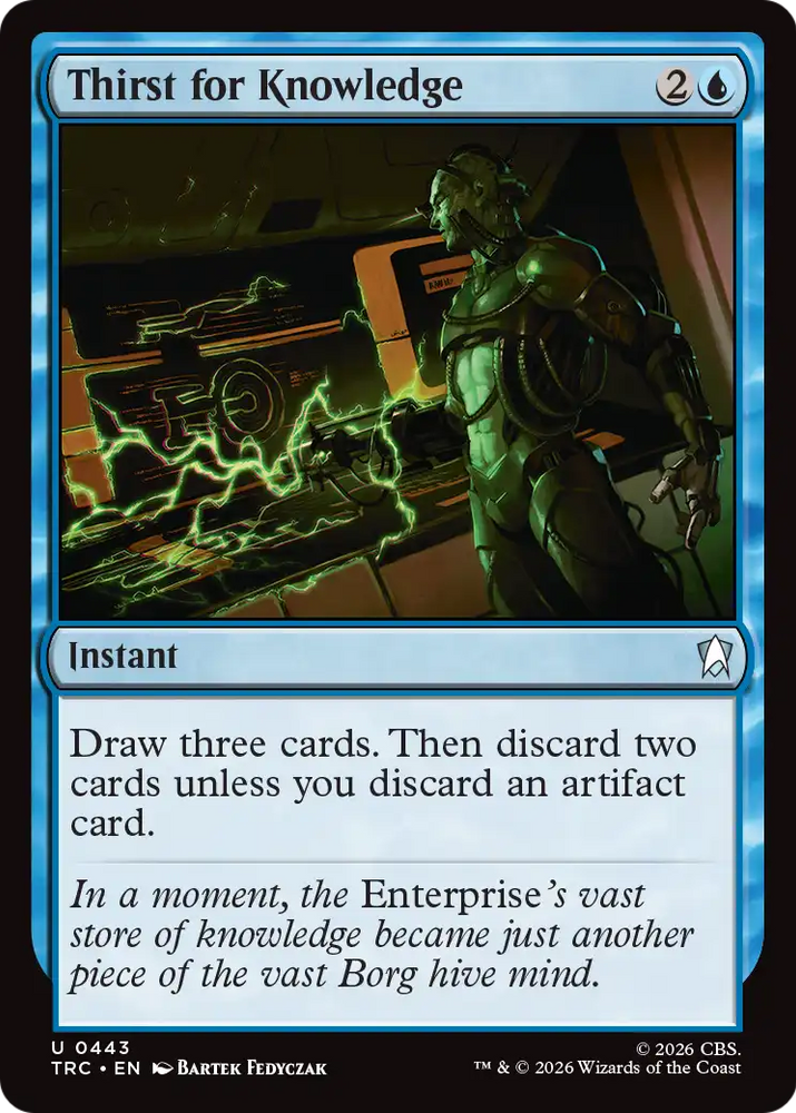 Thirst for Knowledge [Star Trek Commander] Magic: The Gathering