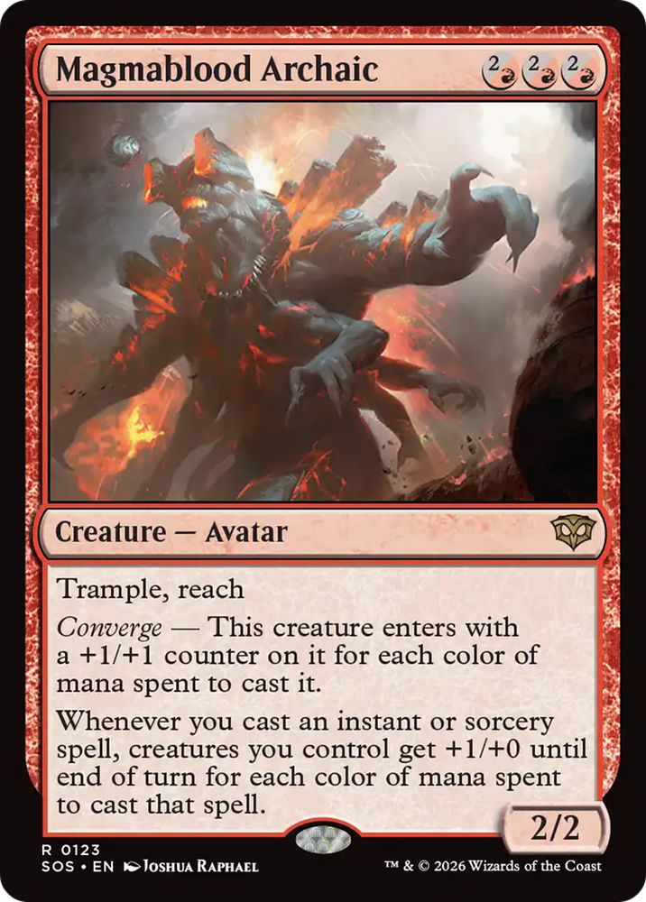 Magmablood Archaic [Secrets of Strixhaven] Magic: The Gathering
