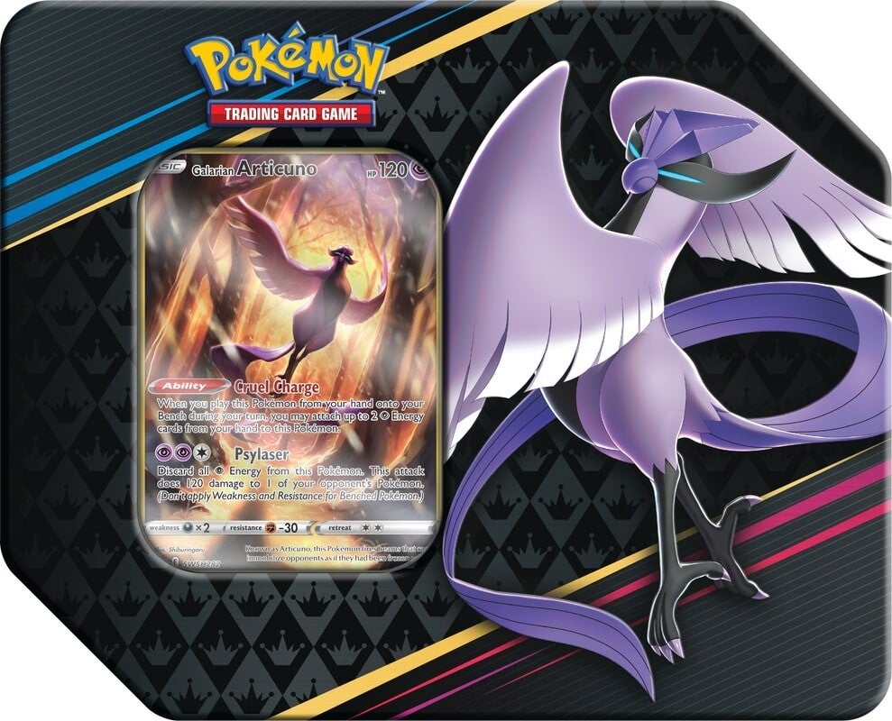 Sword & Shield: Crown Zenith - Tin (Galarian Articuno) Pokémon