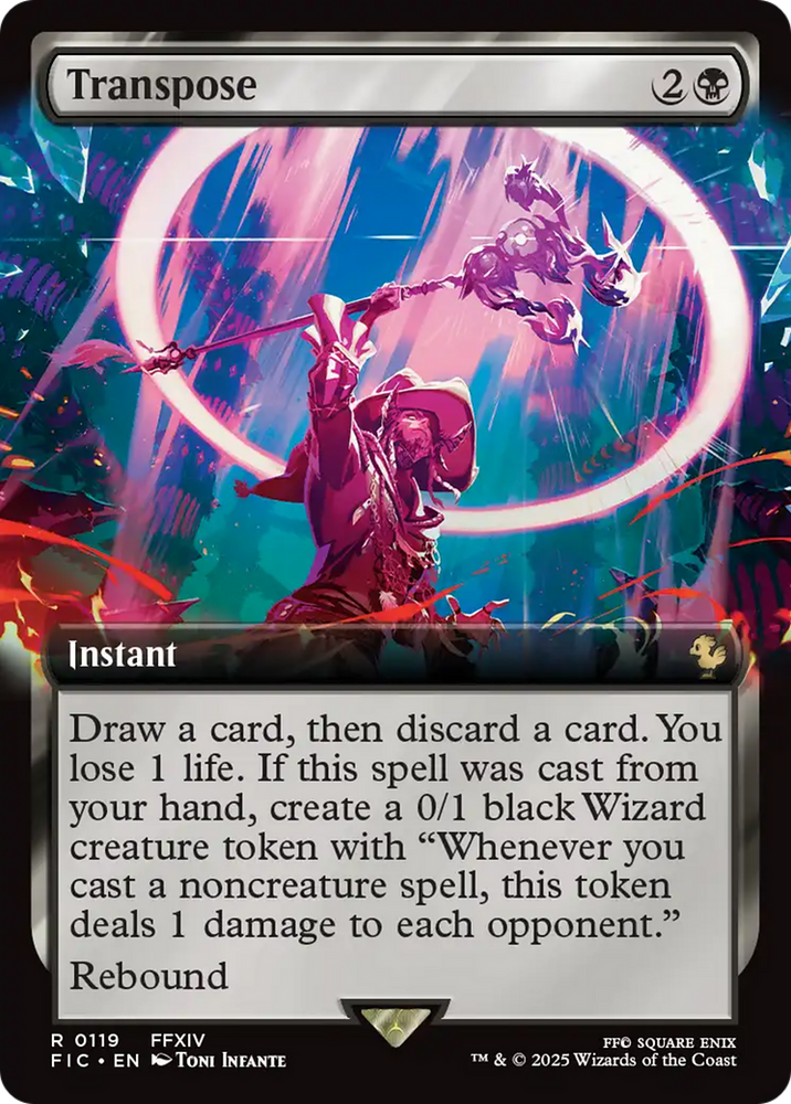 Transpose (Extended Art) [FINAL FANTASY Commander] Magic: The Gathering