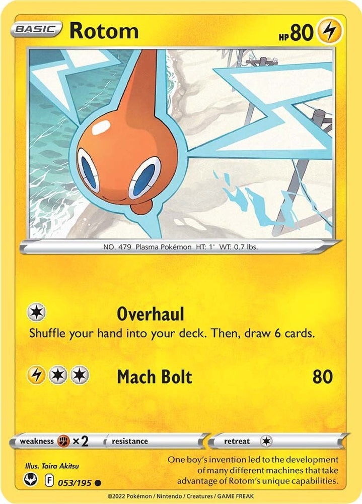 Rotom (053/195) [Sword & Shield: Silver Tempest] Pokémon
