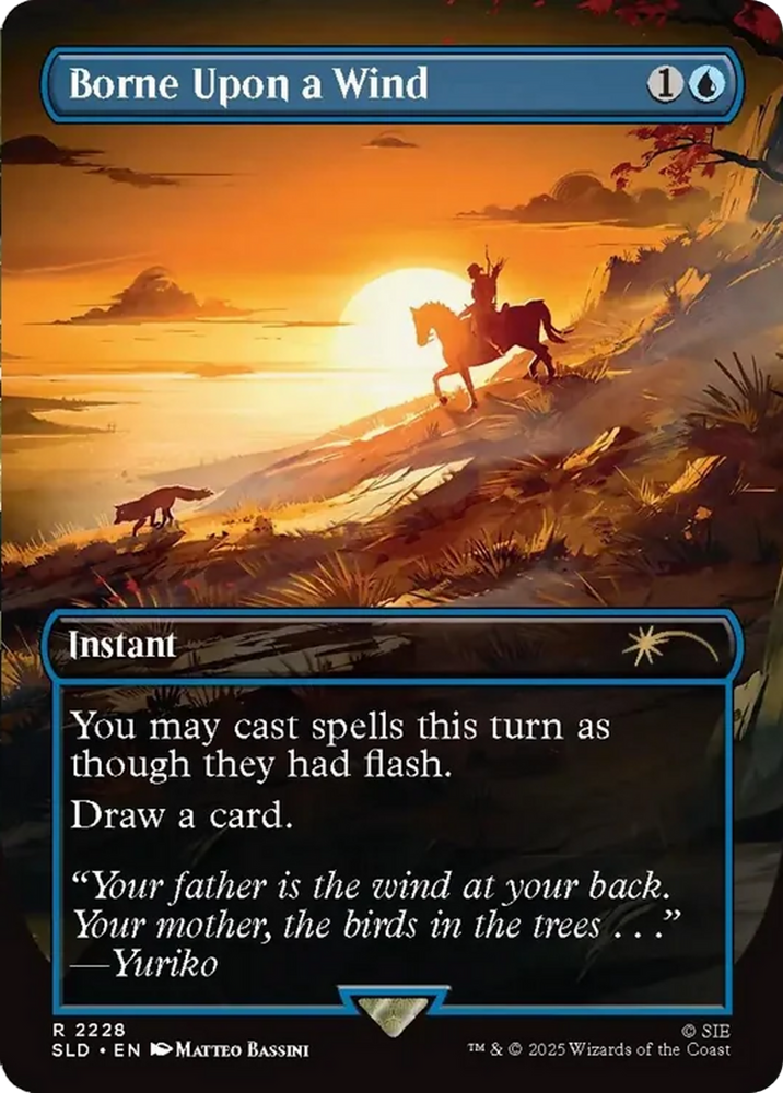 Borne Upon a Wind [Secret Lair Drop Series] Magic: The Gathering