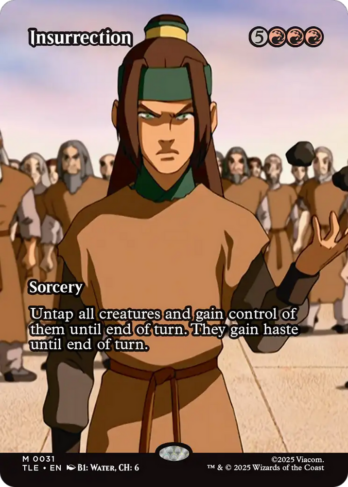 Insurrection (Borderless) [Avatar: The Last Airbender: Eternal-Legal] Magic: The Gathering