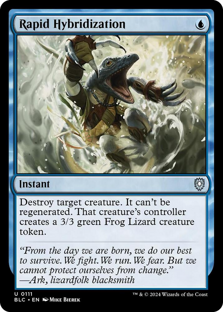 Rapid Hybridization [Bloomburrow Commander] Magic: The Gathering