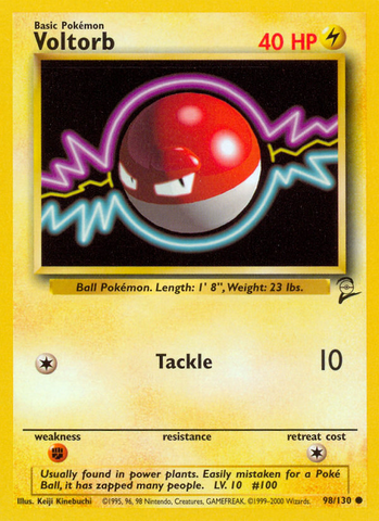 Voltorb (98/130) [Base Set 2] Pokémon