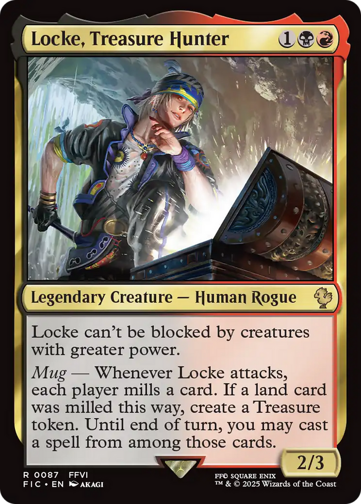 Locke, Treasure Hunter [FINAL FANTASY Commander] Magic: The Gathering