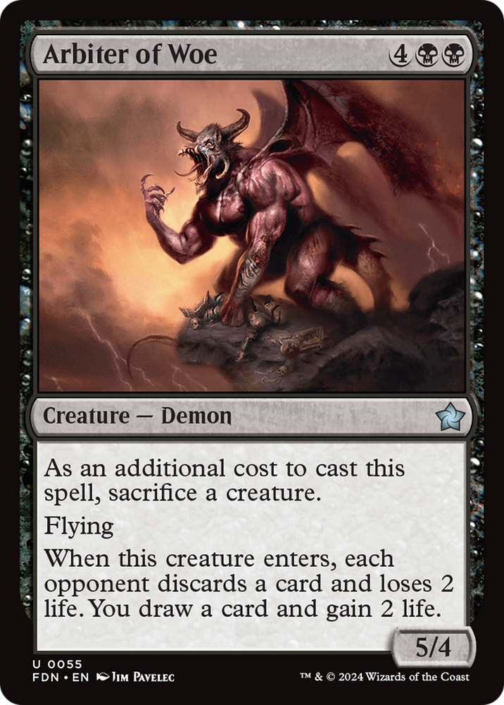 Arbiter of Woe [Foundations] Magic: The Gathering