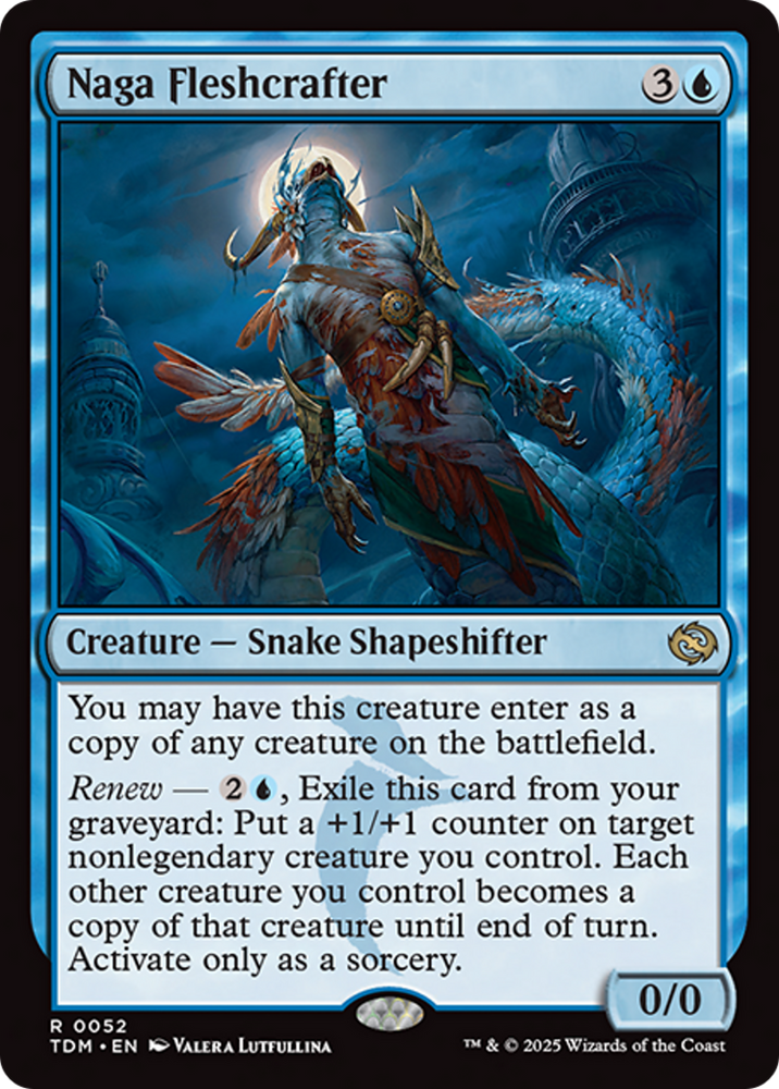 Naga Fleshcrafter [Tarkir: Dragonstorm] Magic: The Gathering