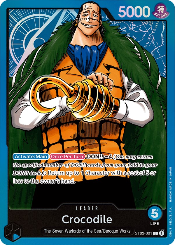 Crocodile (001) [Starter Deck: The Seven Warlords of The Sea] Bandai