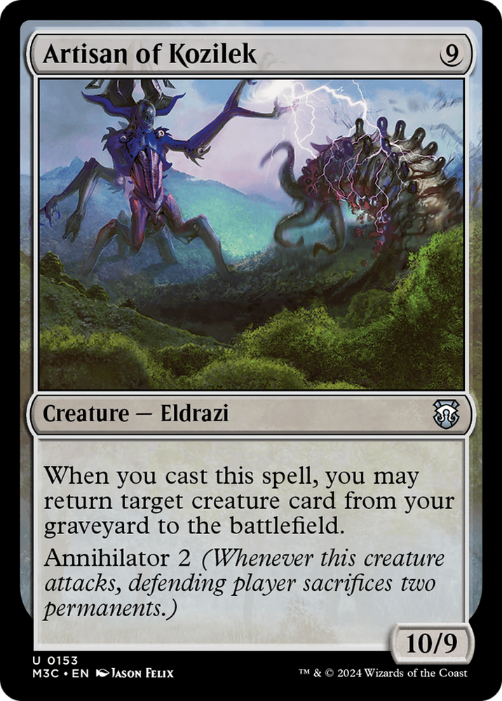 Artisan of Kozilek (Ripple Foil) [Modern Horizons 3 Commander] Magic: The Gathering
