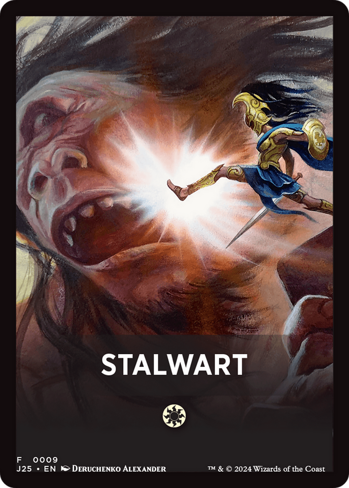 Stalwart Theme Card [Foundations Jumpstart Front Cards] Magic: The Gathering