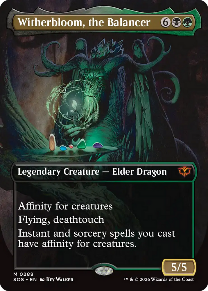 Witherbloom, the Balancer (Borderless) [Secrets of Strixhaven] Magic: The Gathering