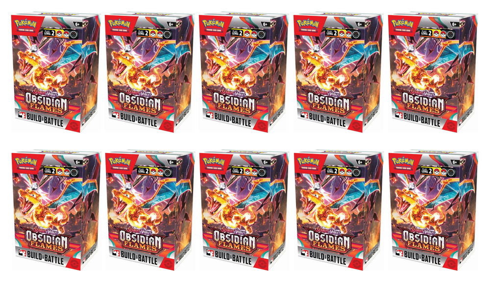 Scarlet & Violet: Obsidian Flames - Build and Battle Box Display Pokémon