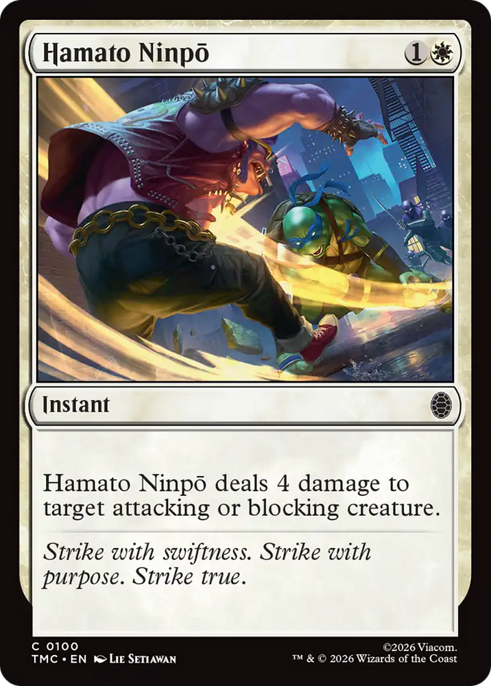 Hamato Ninpo [Teenage Mutant Ninja Turtles Commander] Magic: The Gathering