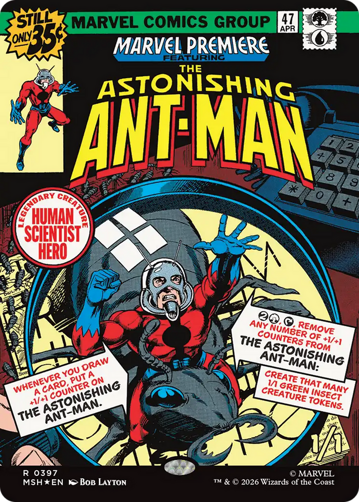 The Astonishing Ant-Man (Borderless) [Marvel Super Heroes] Magic: The Gathering