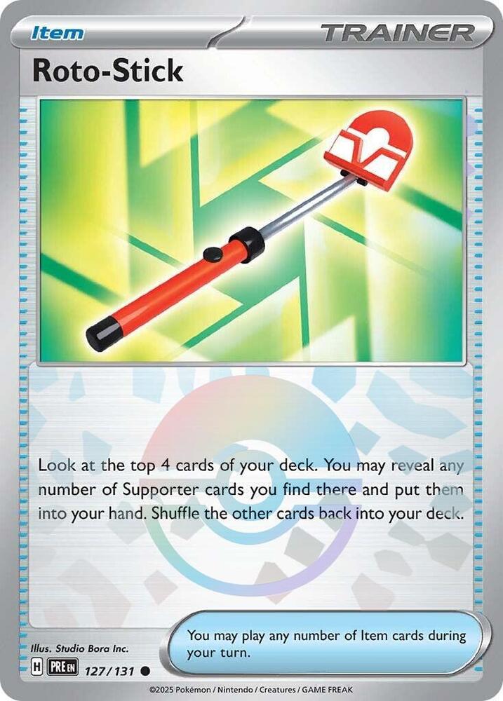 Roto-Stick (127/131) (Poke Ball Pattern) [Scarlet & Violet: Prismatic Evolutions] Pokémon