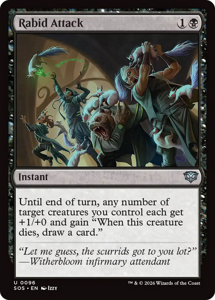 Rabid Attack [Secrets of Strixhaven] Magic: The Gathering