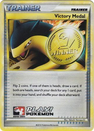 Victory Medal (2010-2011) (Battle Road Spring) [League & Championship Cards] Pokémon