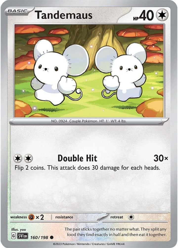 Tandemaus (160/198) [Scarlet & Violet: Base Set] Pokémon