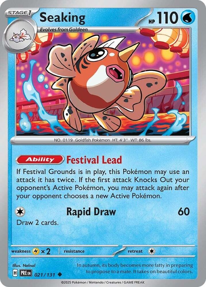 Seaking (021/131) [Scarlet & Violet: Prismatic Evolutions] Pokémon