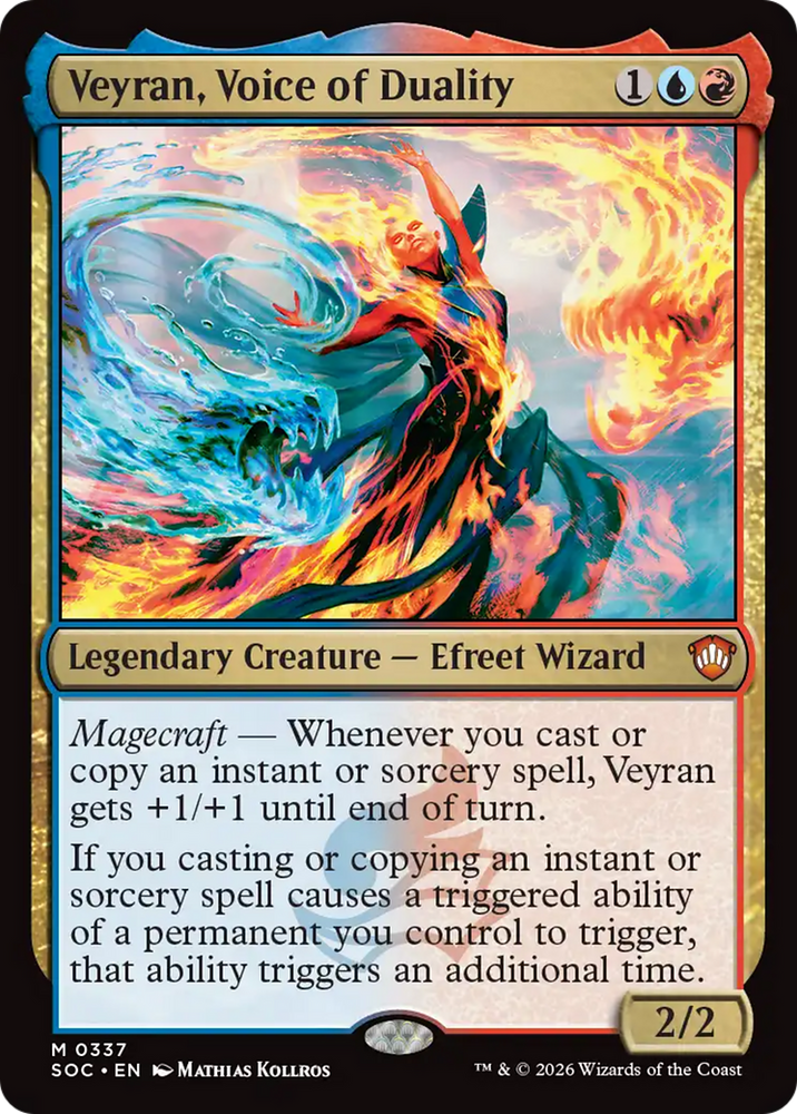 Veyran, Voice of Duality [Secrets of Strixhaven Commander] Magic: The Gathering