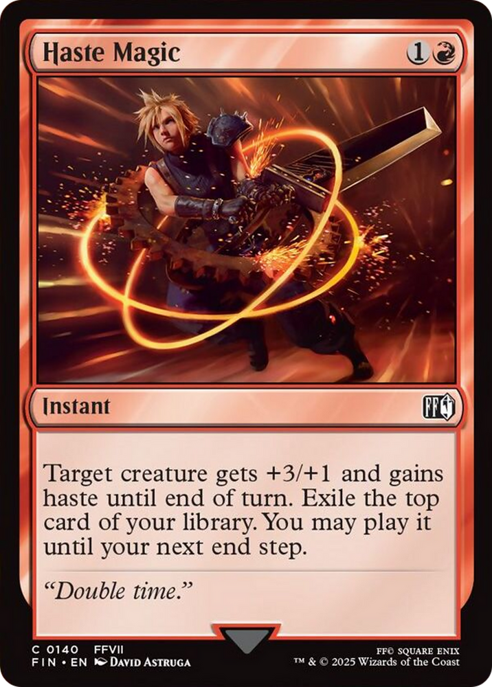 Haste Magic [FINAL FANTASY] Magic: The Gathering