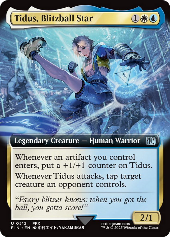 Tidus, Blitzball Star (Extended Art) [FINAL FANTASY] Magic: The Gathering