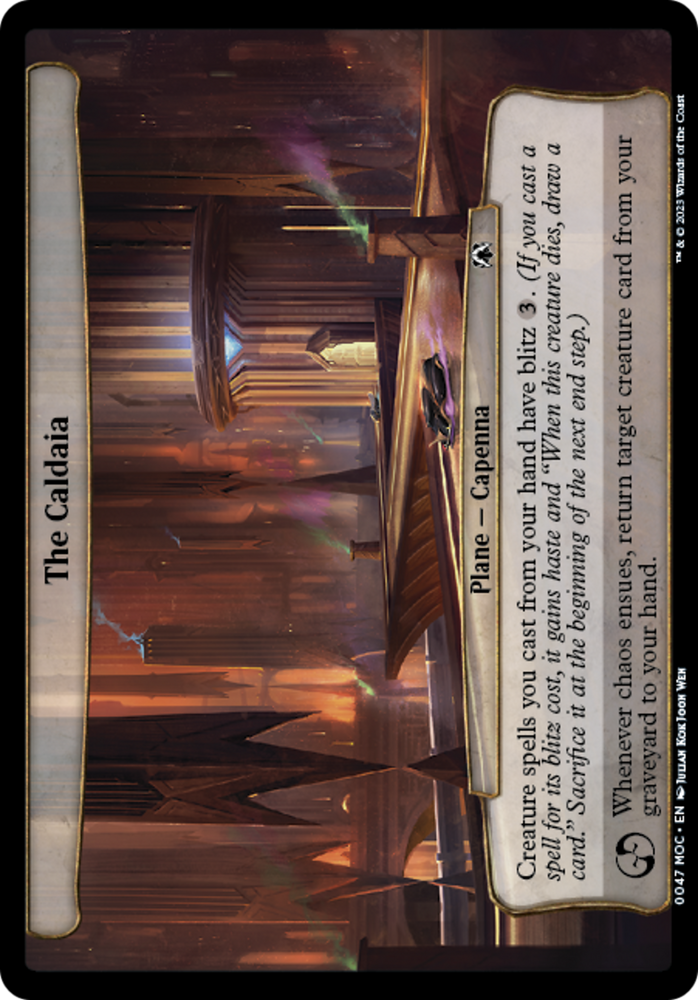 The Caldaia [March of the Machine Commander] Magic: The Gathering