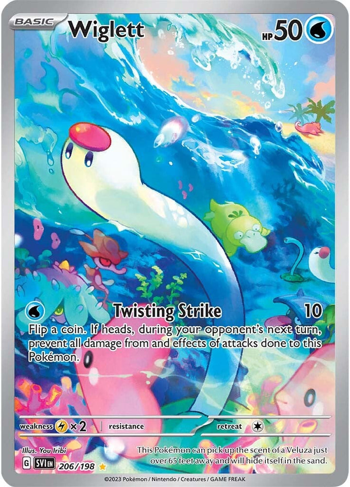 Wiglett (206/198) [Scarlet & Violet: Base Set] Pokémon
