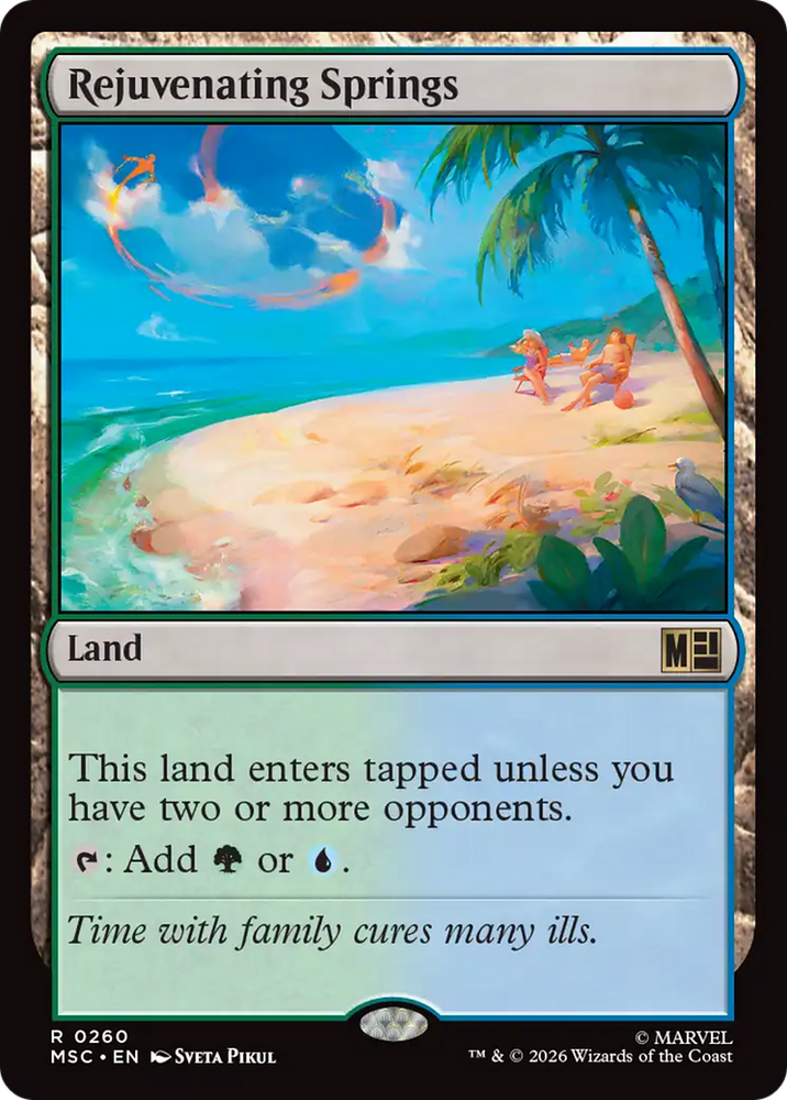 Rejuvenating Springs (Surge Foil) [Marvel Super Heroes Commander] Magic: The Gathering