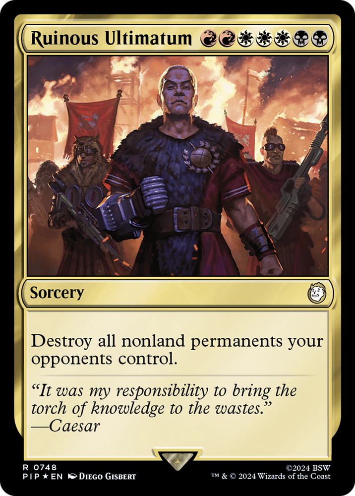 Ruinous Ultimatum (Surge Foil) [Fallout] Magic: The Gathering