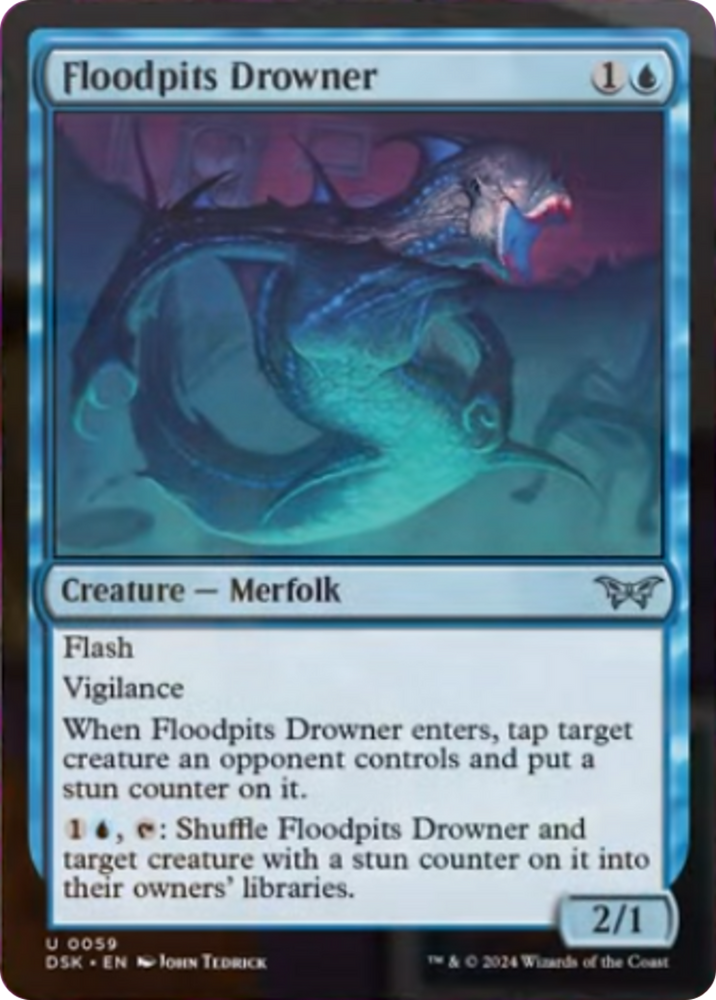 Floodpits Drowner [Duskmourn: House of Horror] Magic: The Gathering