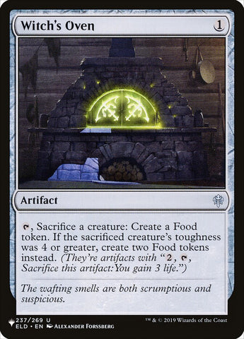 Witch's Oven [The List] Magic: The Gathering