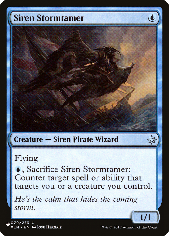 Siren Stormtamer [The List] Magic: The Gathering