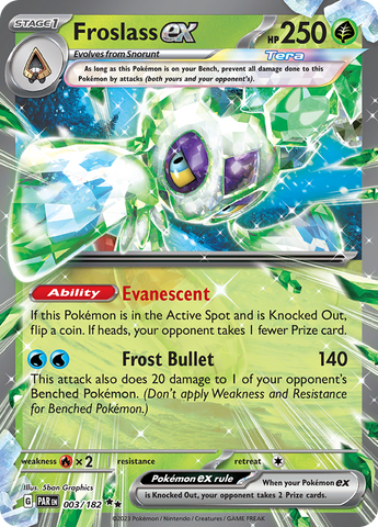 Froslass ex (003/182) [Scarlet & Violet: Paradox Rift] Pokémon