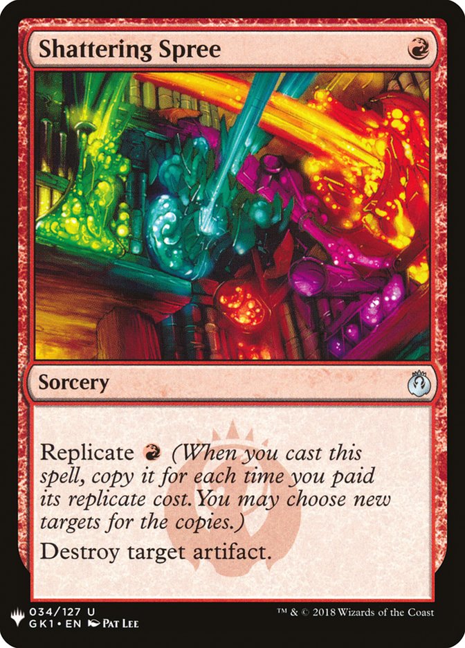 Shattering Spree [Mystery Booster] Magic: The Gathering