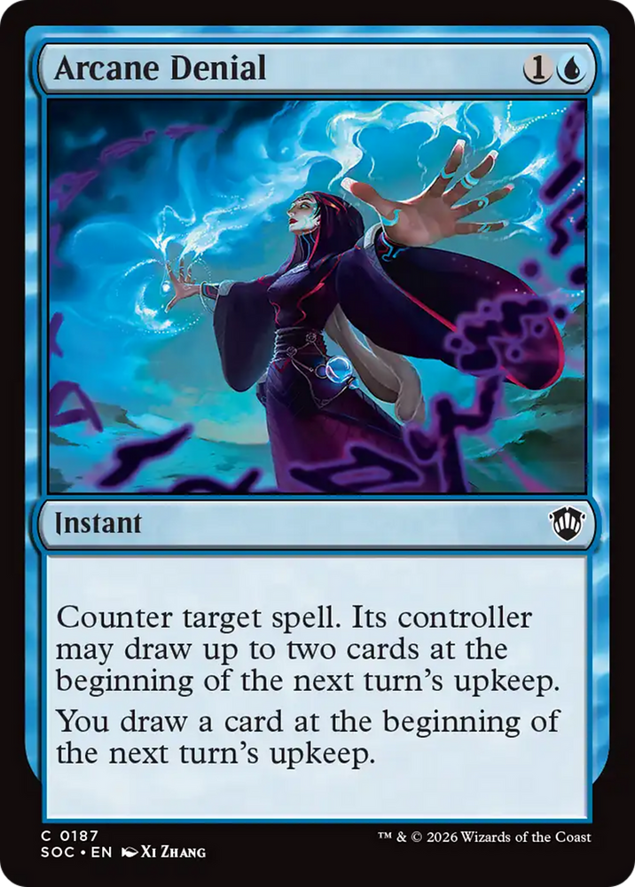 Arcane Denial [Secrets of Strixhaven Commander] Magic: The Gathering