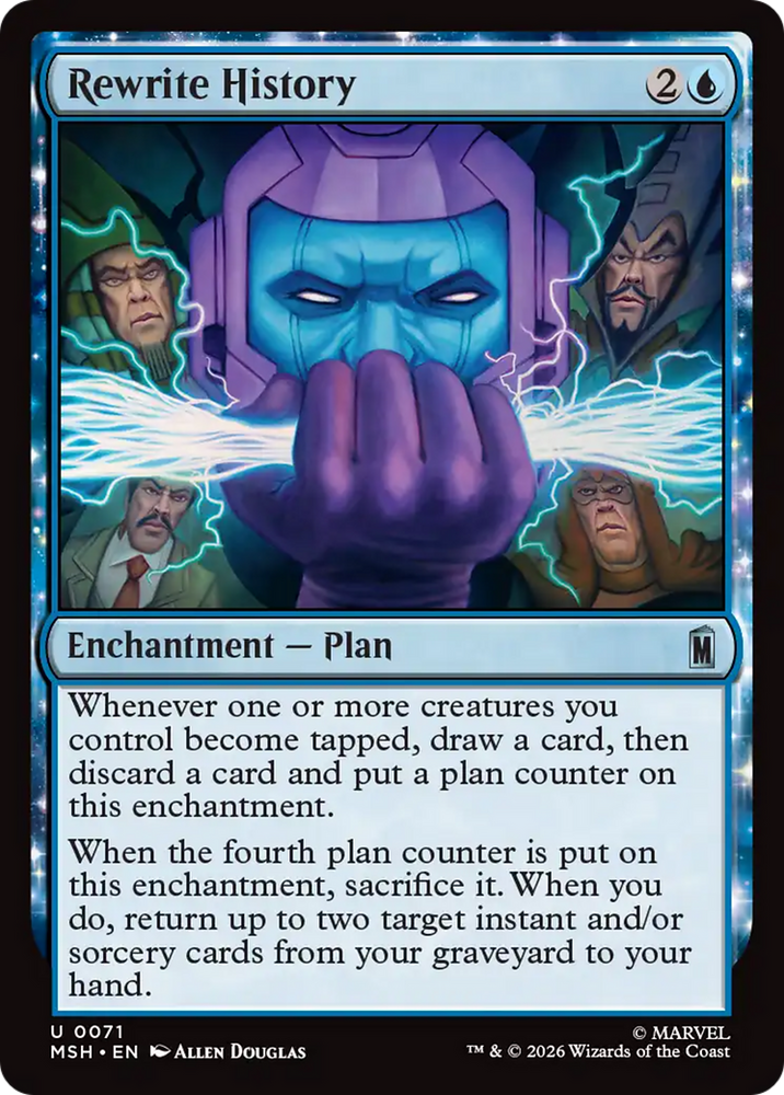 Rewrite History [Marvel Super Heroes] Magic: The Gathering