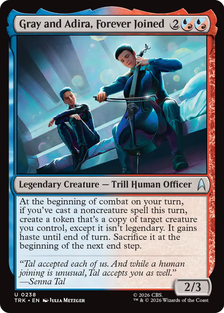 Gray and Adira, Forever Joined [Star Trek] Magic: The Gathering